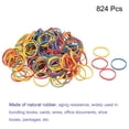 thumbnail image 3 of Uxcell Rubber Band Stretchable Rubber Elastic Band Colorful 1inch Dia 0.06inch Thick for Home Office Pack of 824, 3 of 5