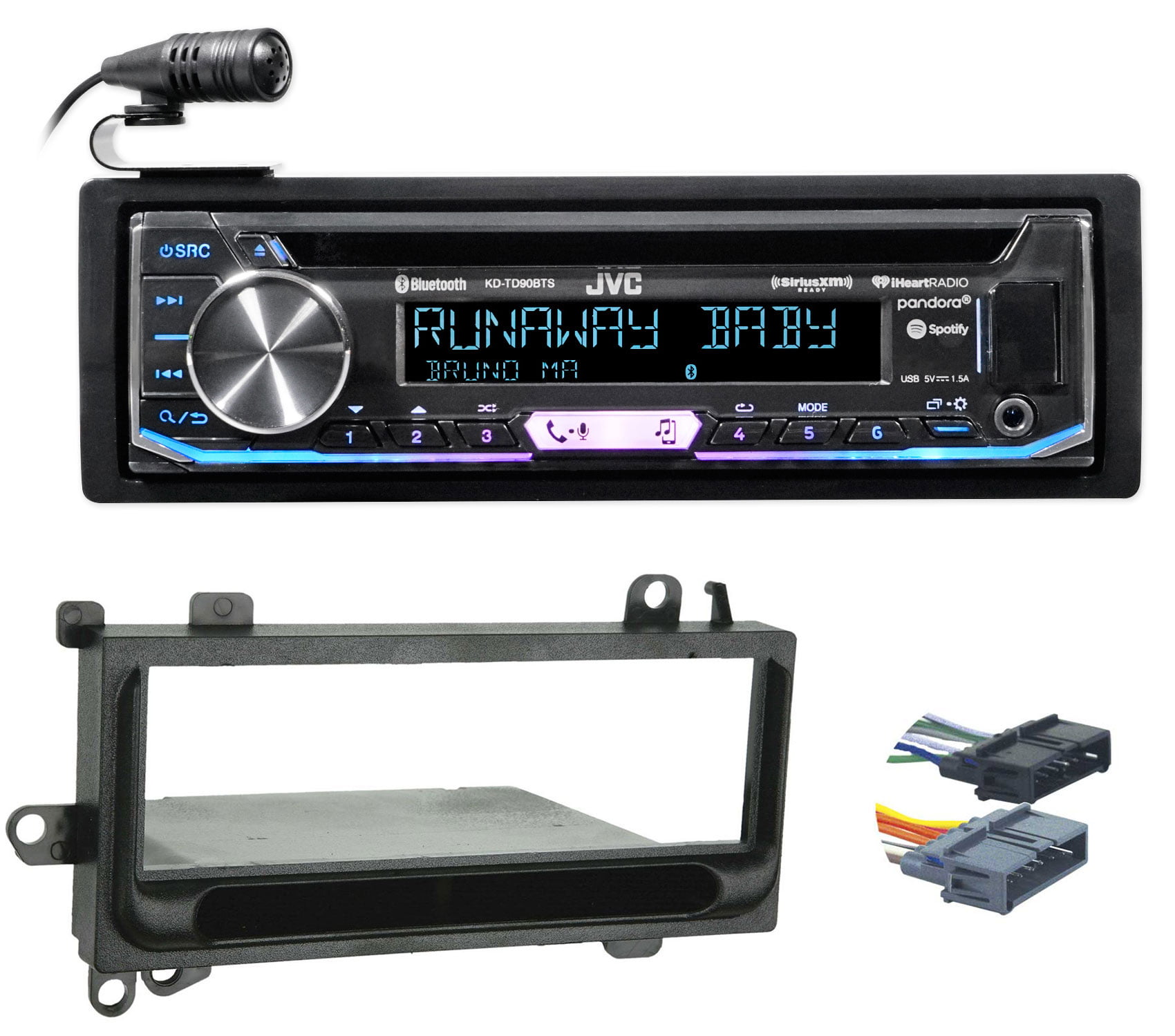JVC Bluetooth Android Sirius XM Receiver/Stereo For 1997-2002 JEEP WRANGLER  TJ 