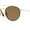Gold/Brown Polarized, variant on Ray-Ban Round Double Bridge RB3647N Sunglasses
