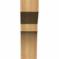 thumbnail image 2 of 3 1/2"W x 8"D x 12"H Monterey Smooth Corbel, Western Red Cedar, 2 of 9