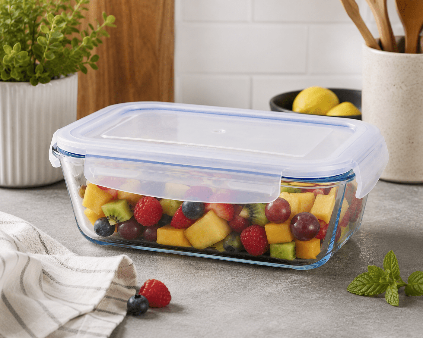 Con-Tact Extra Large Borsilicate Glass Container- 185oz