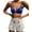 Blue, variant on Lace Underwire Bra with Triple Hook Closure Comfortable for Everyday Wear Versatile Lingerie for Home and Leisure