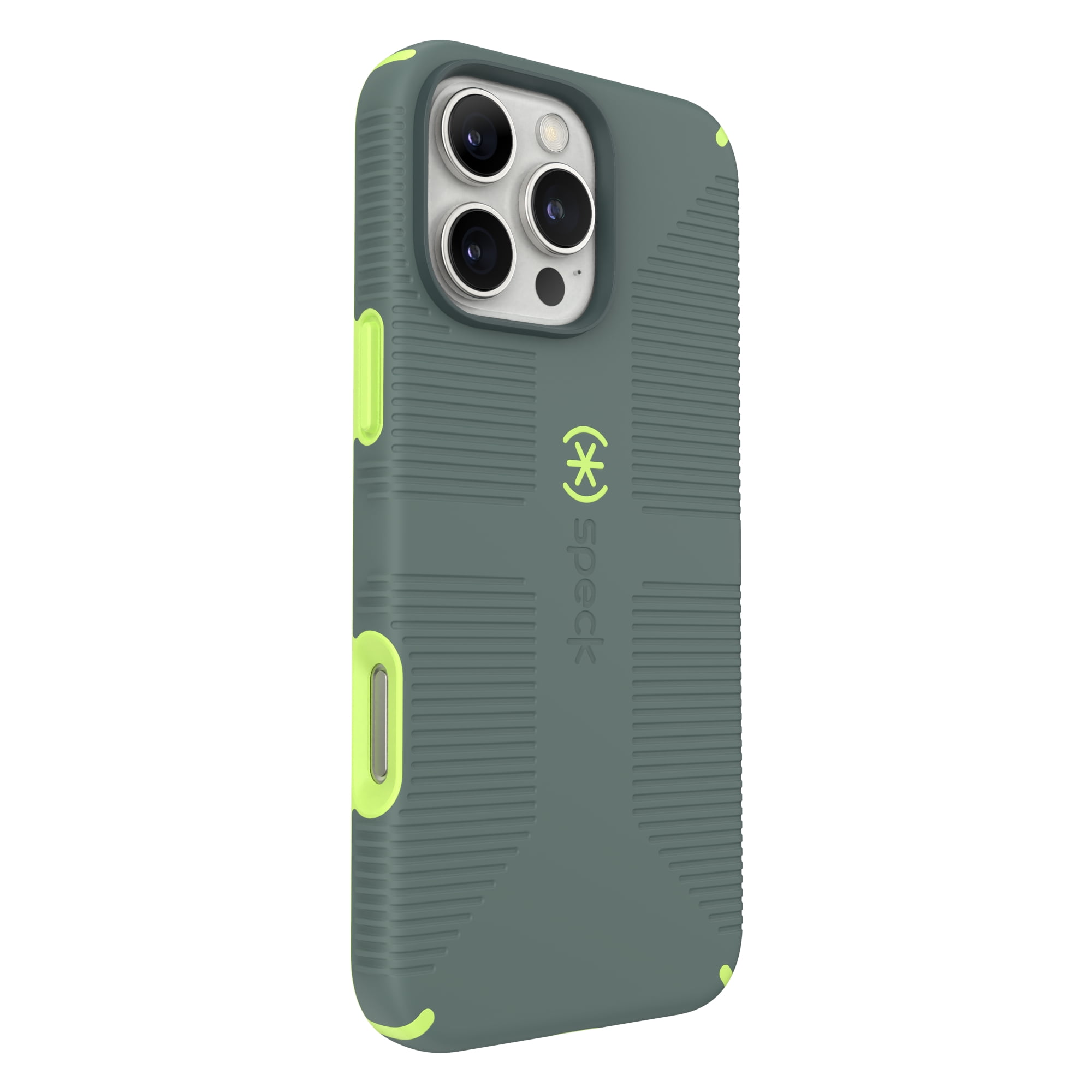 iPhone 16 Pro Max CandyShell Grip with MagSafe in Neo Drab and Glow Green