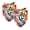 Multi-colored 10, variant on PhooArto Beautiful Sunflower Pattern Dog Bandanas, 2 Pack Soft Washable Pet Scarf Triangle for Large Dogs Puppies and Cats