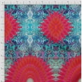 thumbnail image 2 of Soimoi Rayon Fabric Floral & Feather Panel Decor Fabric Printed Yard 42 Inch Wide, 2 of 3