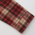 thumbnail image 6 of Mens Flannel Shirts Long Sleeve Flannel Shirt for Men Warm Casual Soft Cotton Button Down Plaid Mens Flannel Shirt Red L, 6 of 7