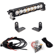 Baja Designs 10" LED Light Bar Hood Scoop Mount For 16-18 Polaris RZR Turbo XP