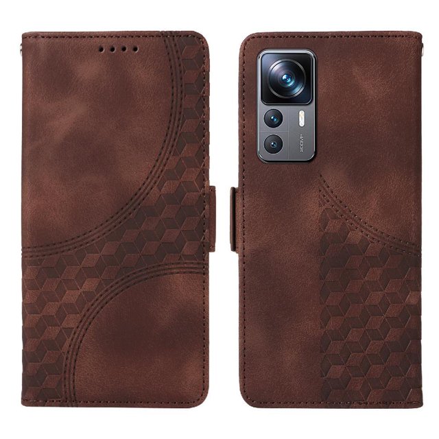 Funda GANGXUN para Xiaomi 12T Pro con diseño acolchado elegante, cuero PU, protección total y ajuste preciso