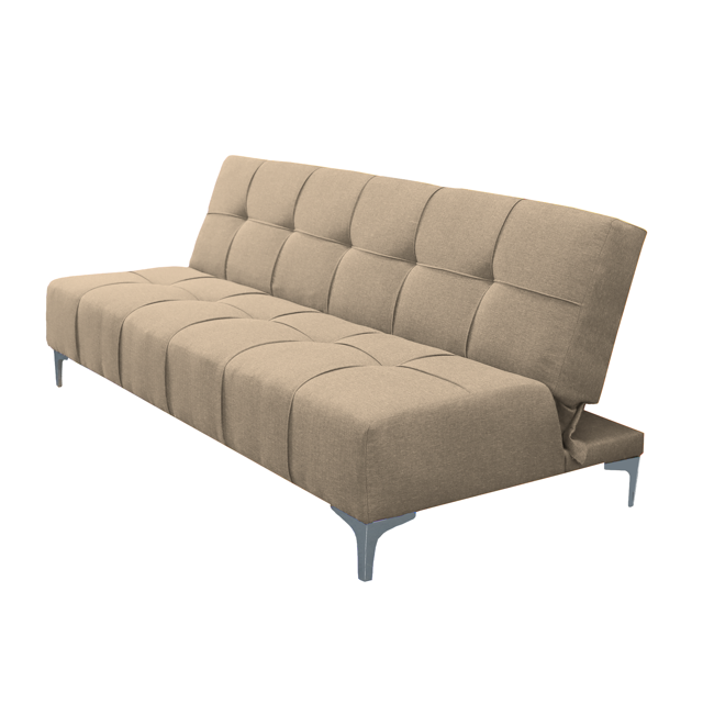 Sofa Cama Reclinable El Bazar Store New York Beige Futon 3 posiciones Sala Love Seat