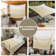 thumbnail image 6 of Beige White Stripes Tapestry for Bedroom Wall Hanging Tapestry, Farmhouse Modern Gradient Lines Ceiling Backdrop Tapestries Poster Blanket Wall Decor for Teens Room Living Room Dorm 51" x 59", 6 of 8