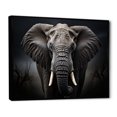 thumbnail image 2 of Designart "Elephant Silent III" Animals Floater Framed Canvas Print, 2 of 7