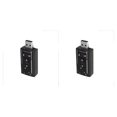 thumbnail image 2 of Matsuzay Professional 7.1-Channel Sound Adapter Good Flexibility Cards Adapters Audio Scratch Stereo Drivers Sound proof Output Interface Como se muestra 2Conjunto, 2 of 6