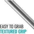 thumbnail image 2 of DMI Textured Grab Bars, Toilet Rail, Tub Rail, Handicapped Grab Bars for Bathroom, Shower Rails, Grab Bar for Handicap and Elderly, Perfect for Bathroom Safety, Rust-Resistant Steel, 24", Chrome, 2 of 5