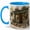 Blue, variant on Antique Pages Bookstore 11oz Ceramic Mug, French Vintage Library Coffee Cup, Book Lover Gift
