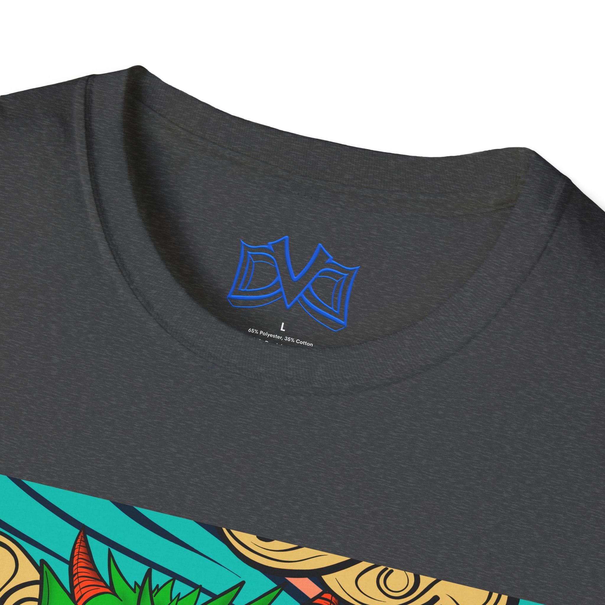 Dragon of Elements, Skate n' Surf wear. Hand drawn art soft-style t-shirt.