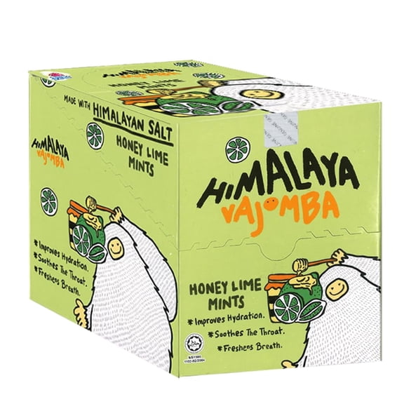 Himalaya Vajomba Candy Honey Lime Mints Flavoured 12 Pack