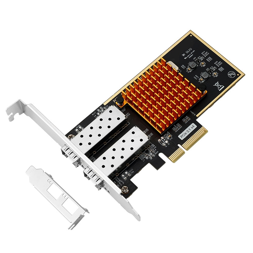 PCIE Dual Port Gigabit Optical Fiber Network Card PCIE Network Card