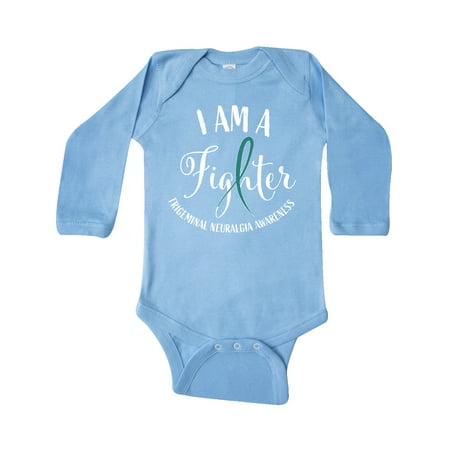 

Inktastic Trigeminal Neuralgia Awareness I am a Fighter Gift Baby Boy or Baby Girl Long Sleeve Bodysuit