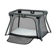 Chicco Alfa Lite Lightweight Travel Playard with Waterproof Mattress, Fitted Sheet Carry Bag - Midnight (Navy), New