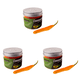thumbnail image 1 of Señuelo Gusano Cola Recta 60 Uds. 60mm Suave Olor A Pez Swimbait () Naranja, 1 of 4