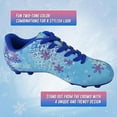thumbnail image 7 of Vizari Frost Outdoor Firm Ground Soccer Cleats for Kids – Stylish and Comfortable Athletic Soccer Shoes for Boys and Girls - Blue/Purple, 8.5, 7 of 7