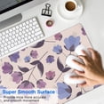 thumbnail image 4 of Long Mouse Pads for Desk,Pioneer Flower Floral Print Pattern Desk Mats on Top Of Desks, Desk Mouse Pad Extra Large with 3mm Non-Slip Base and Stitched Edge for Gaming,Office,Work,Home 31.5"x11.8", 4 of 6