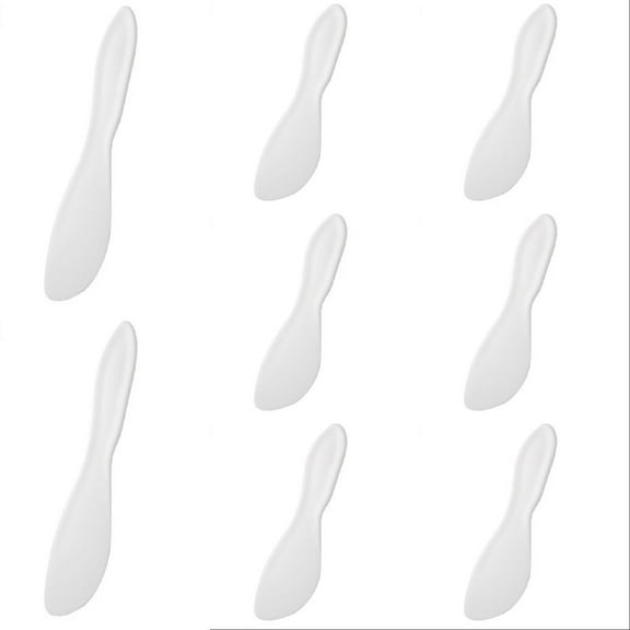 8Pc PP Butter Spreader, 7x1.38in Ergonomic Cheese Jelly Frosting Spreader for Kitchen & Picnics