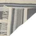 thumbnail image 5 of Laddha Home Designs Navy Blue and Beige Striped Throw Blanket 50" x 60", 5 of 9