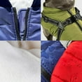 thumbnail image 5 of Dog Winter Coat, 3 in 1 Winter Jacket for Dogs, Furry Dog Jacket with Harness, Waterproof Windproof DogSnow Jacketwith Zipper, for Small Medium Large Dogs/Cats (Blue,5XL), 5 of 9