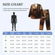 thumbnail image 4 of Balery Cool Fire Lion Pijama para Hombre de Dos Piezas con Manga Larga, Conjunto de Dormir y Descanso Suave con Bolsillos-Large, 4 of 7