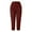 Burgundy, variant on Lovskoo 2024 Women's Fuzzy Fleece Pajamas Bottoms Fleece Warm Elastic Waist Jogger Lounge Pants With Pockets Coffee