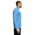 thumbnail image 2 of Team 365 TT31 Men's Zone Performance Quarter-Zip Pullover-Sport Light Blue-3XL, 2 of 3