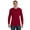 CARDINAL RED, variant on Adult Heavy Cotton Long-Sleeve T-Shirt, Big Boy, Male, CHARCOAL, L