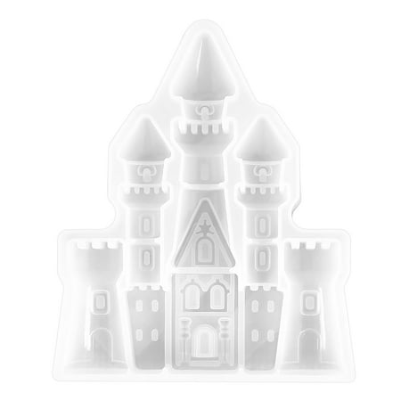 

CHGBMOK Clearance Christmas Castle Epoxy Mold Diy Handmade Creative Resin Decoration Silicone Mold Chocolate Mold Cake Pudding Mold