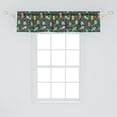 thumbnail image 2 of Ambesonne Cat Window Valance, Cartoon Feline Animal, 54" X 12", Multicolor, 2 of 3