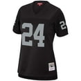 thumbnail image 2 of Women's Mitchell & Ness Charles Woodson Black Las Vegas Raiders Legacy Replica Team Jersey, 2 of 3