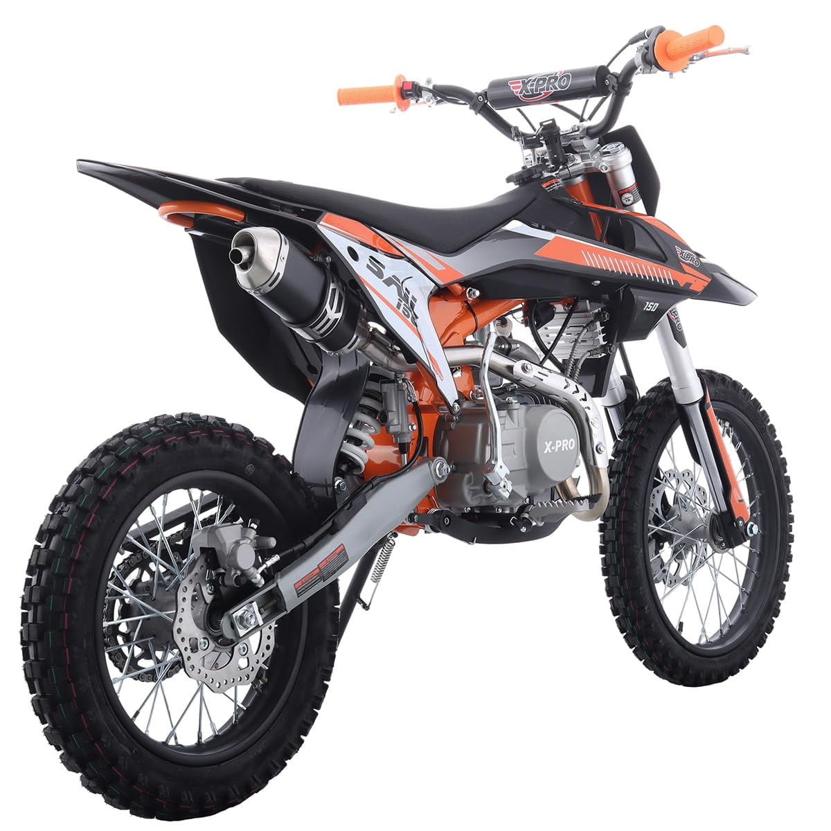 X-Pro Sail 150 Dirt Bike Zongshen Brand Engine with 4-Speed Manual Transmission! Kick Start, Big 17"/14" Tires! Assembled and Tested!