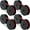 Red, Black, variant on 4 Pairs Universal Typewriter Ribbon Twin Spool Ribbon Twin Spool Replacement Pack for Most Typewriter(Red, Black)