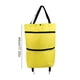 thumbnail image 3 of Carrito de compras con ruedas, carrito de compras, carrito de compras portátil, multifunción, plegable, reutilizable, con ruedas, carrito de compras, 1 bolsa remolcador, liquidación, 3 of 4