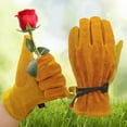 thumbnail image 2 of Durable Cowhide Leather Work Gloves For Agricultural Horticultural And Heavy Duty Industrial Labor Tasks, 2 of 9