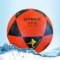 thumbnail image 4 of Balón de Fútbol Eigraketly Talla 5 Negro Naranja, 4 of 6