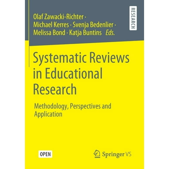 Systematic Reviews in Educational Research: Methodology, Perspectives and Application, (Paperback)