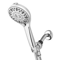 Waterpik Adjustable Handheld Shower Head Gray Chrome 7-Spray 1.8GPM 4.75"