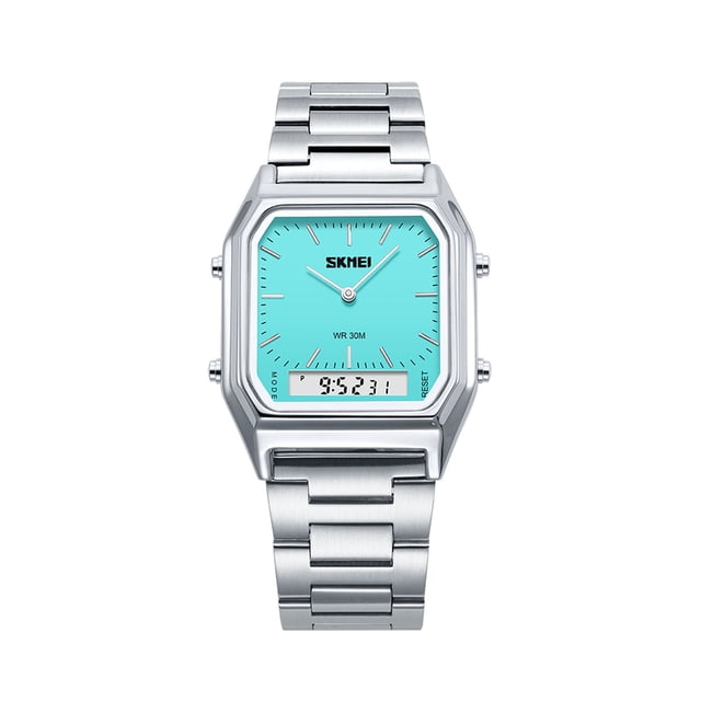 Birdeem Men's Digital Watch, Outdoor Sports Waterproof Watch, Luminous Display for Hiking Running, Rugged Metal Case, Multi-Function Stopwatch Alarm for Men