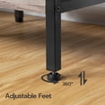 thumbnail image 6 of ZXNYH TV Stand with Power Outlets to 75 Inches, TV Console Table with Open Storage Shelves Cabinet, Industrial Media Entertainment Center for Living Room Bedroom, Rustic Brown and Black, 6 of 6