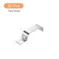 thumbnail image 3 of Uxcell 20Pack Pipe Strap, 304 Stainless Steel Pipe Support Strap Fit for 1-3/16in(30mm), 3 of 6