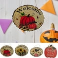 thumbnail image 7 of Limei 1Pcs Hanging Sign Letter Print Decorative Wooden Pumpkin Hanging Ornament for Thanksgiving Day Halloween Festival, 7 of 7