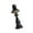 Black-Queen, variant on Classical King Horse Chess Statue Decorative Resin Sculpture in Black/White for Home Office and Study Decoration
