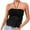 Black, variant on Womens Tank Tops- Women Y2K Backless Halter Neck Camisole Tie Up V Neck Cami Crop Top Sleeveless Hollow Out Cute Mini Tank Vest Clubwear