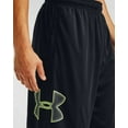 thumbnail image 5 of Under Armour Men's UA Tech Graphic Pocketed Shorts 1306443-004 Black/Lime Fizz, 5 of 5
